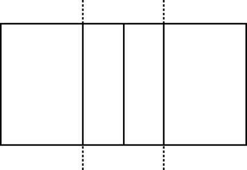 Digital transparent illustration of black geometric shapes