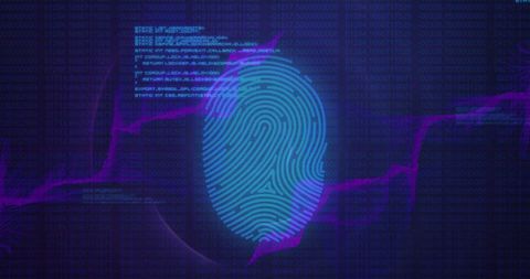 Biometric Fingerprint Authentication in Cybersecurity - Download Free Stock Images Pikwizard.com