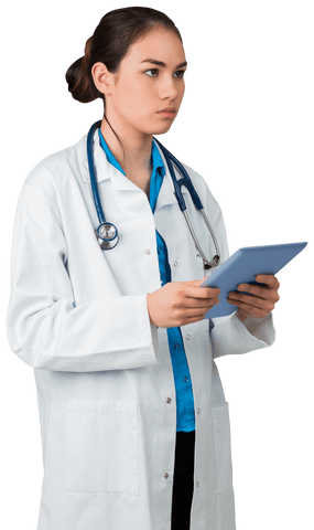 Transparent Medical Professional Holding Tablet for Healthcare Solutions - Download Free Stock Videos Pikwizard.com