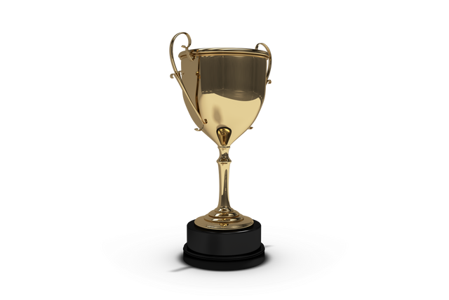 Gold Trophy Cup on Transparent Background for Celebrations - Download Free Stock Videos Pikwizard.com