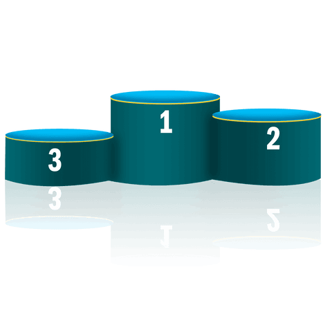 blue digital podium on transparent background for competitions - Download Free Stock Videos Pikwizard.com