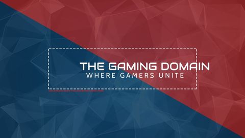 Bold Gaming Community Banner with Geometric Background - Download Free Stock Templates Pikwizard.com
