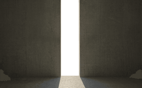 sunlight casting shadow through minimalist space with transparent opening - Download Free Stock Videos Pikwizard.com