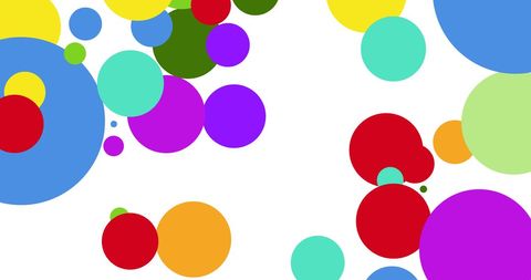 Colorful Circles Arrangement on White Background - Download Free Stock Images Pikwizard.com