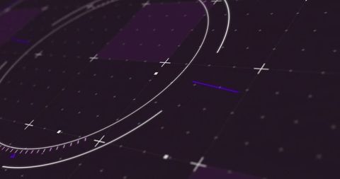Futuristic Digital Interface with Scanning Lines and Network Grid - Download Free Stock Images Pikwizard.com
