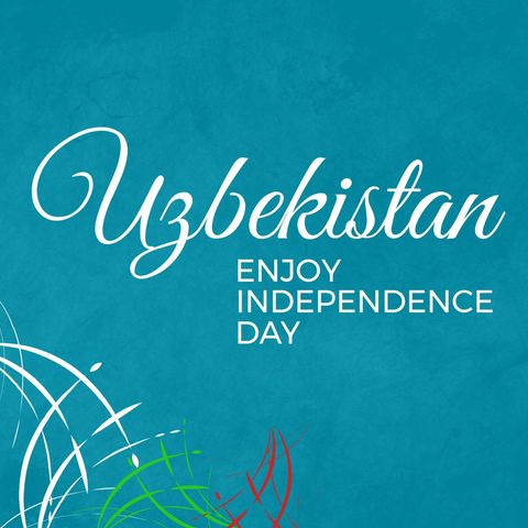 uzbekistan independence day celebration greeting - Download Free Stock Templates Pikwizard.com
