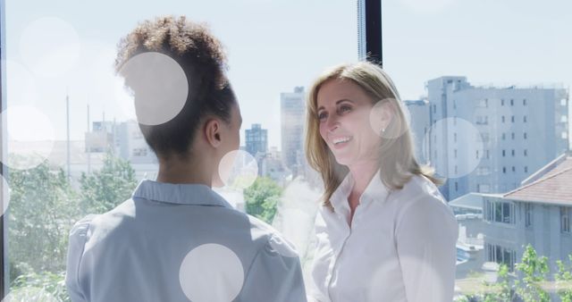 Businesswomen Disagreeing in Modern Office with City View - Download Free Stock Images Pikwizard.com