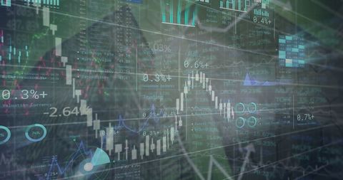 Financial Analytics Over Cityscape with Data Visualization - Download Free Stock Images Pikwizard.com