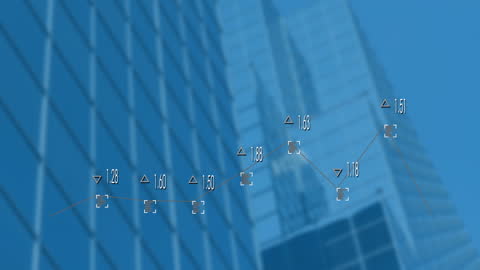 Visualizing Statistical Data Trends on High-Rise Buildings