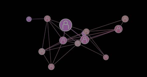 Digital network connections visualizing global financial data analysis