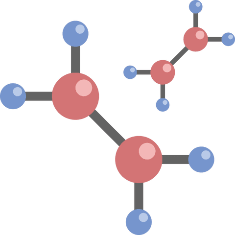 colorful transparent molecules on clear background - Download Free Stock Videos Pikwizard.com
