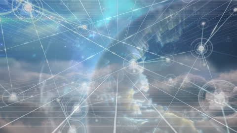 Global Network Connectivity Enveloping Digital World