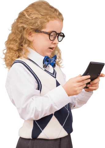 curious child with tablet on transparent background - Download Free Stock Videos Pikwizard.com