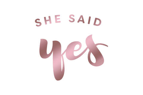 Elegant Transparent She Said Yes Wedding Vector - Download Free Stock Videos Pikwizard.com