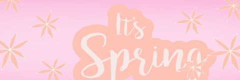Spring Celebration with Pastel Colors and Simple Floral Design - Download Free Stock Templates Pikwizard.com