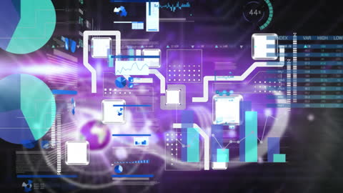 Digital Data Processing and Analysis Template with Graphs