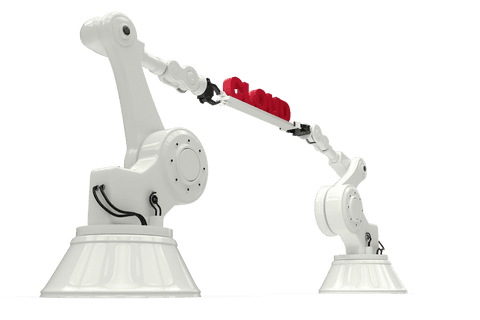 futuristic robotic arms holding cloud text on transparent background - Download Free Stock Videos Pikwizard.com