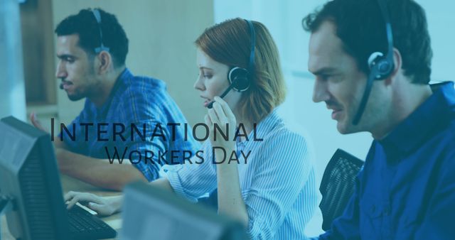 International Workers Day Call Center Customer Service Team - Download Free Stock Images Pikwizard.com