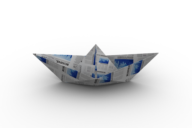 Paper Boat Made from Newspaper on Transparent Background - Download Free Stock Videos Pikwizard.com