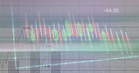Abstract Data Visualization with Dynamic Charts and Graphs - Download Free Stock Images Pikwizard.com