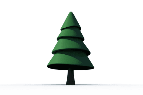 Transparent Christmas Tree Illustration with Minimalist Design - Download Free Stock Videos Pikwizard.com