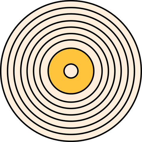 Minimalist Target Motif with Concentric Circles on Transparent Background - Download Free Stock Videos Pikwizard.com