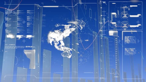 Digital Spy Globe with Data Processing Elements
