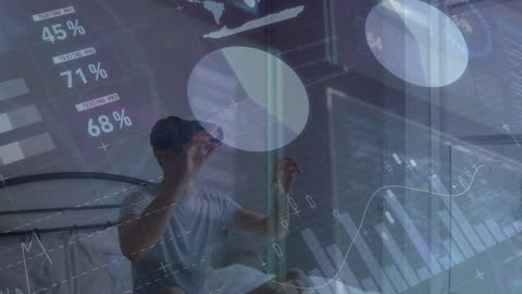 Virtual Reality Finance Insights with User in Motion