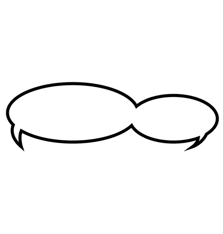Blank Text Bubbles on Transparent Background for Communication - Download Free Stock Videos Pikwizard.com