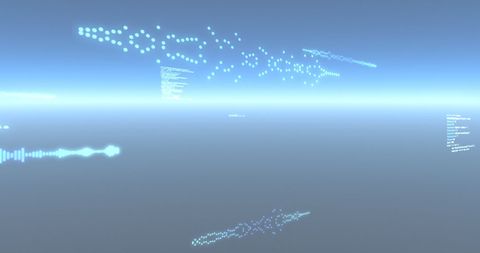Digital Particles and Data Visualizing on Technology Interface - Download Free Stock Images Pikwizard.com