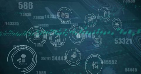 Digital Interface Concepts with Data Processing Overlay - Download Free Stock Images Pikwizard.com