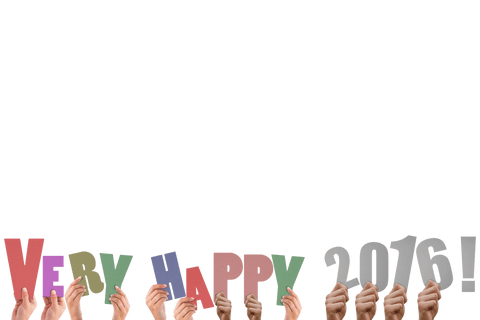 hands holding vibrant 2016 new year message, transparent background - Download Free Stock Videos Pikwizard.com