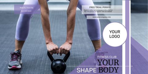 Promoting Kettlebell Fitness Club Membership - Download Free Stock Templates Pikwizard.com