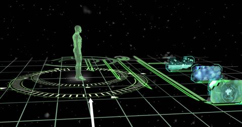 Futuristic Digital Human Scan for Medical Research Analysis - Download Free Stock Images Pikwizard.com