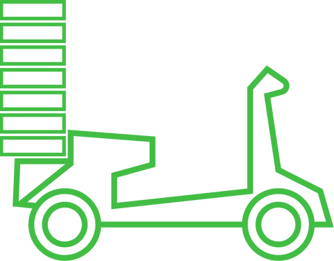Green Forklift Vector Illustration on Transparent Background - Download Free Stock Videos Pikwizard.com