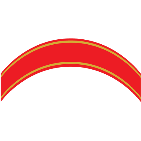 Red and Yellow Banner with Copy Space Transparent Background Illustration - Download Free Stock Videos Pikwizard.com