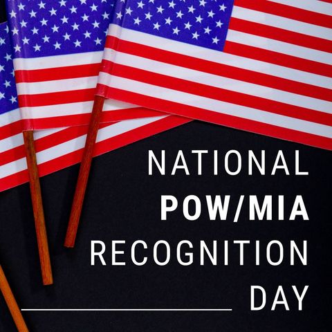 american flags and national pow mia recognition day text art - Download Free Stock Templates Pikwizard.com