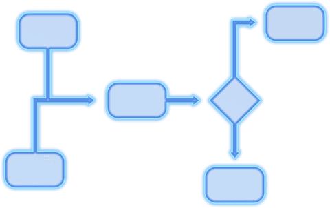 Digital Transparent Flowchart Diagram with Arrow Connections - Download Free Stock Videos Pikwizard.com