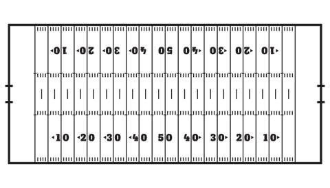 transparent american football field court illustration png vector - Download Free Stock Videos Pikwizard.com
