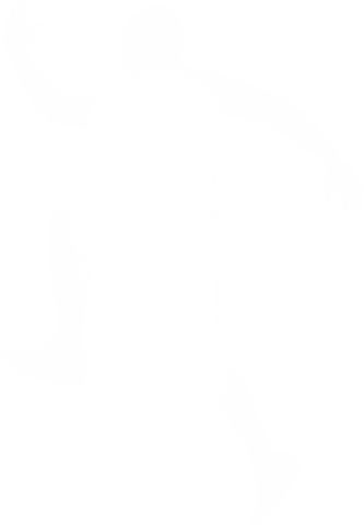 dynamic silhouette of male athlete in jumping pose with transparent background - Download Free Stock Videos Pikwizard.com