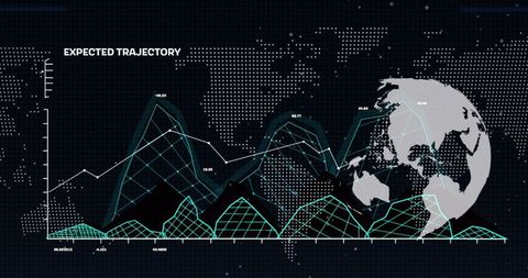 Data Driven Financial Growth Analysis with Global Interface - Download Free Stock Images Pikwizard.com