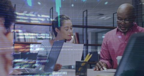 Collaborating and Reviewing Documents with Laptops and Digital Data Overlay for Productivity