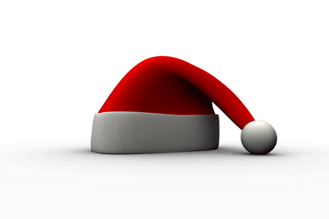 traditional santa hat on transparent background - Download Free Stock Videos Pikwizard.com