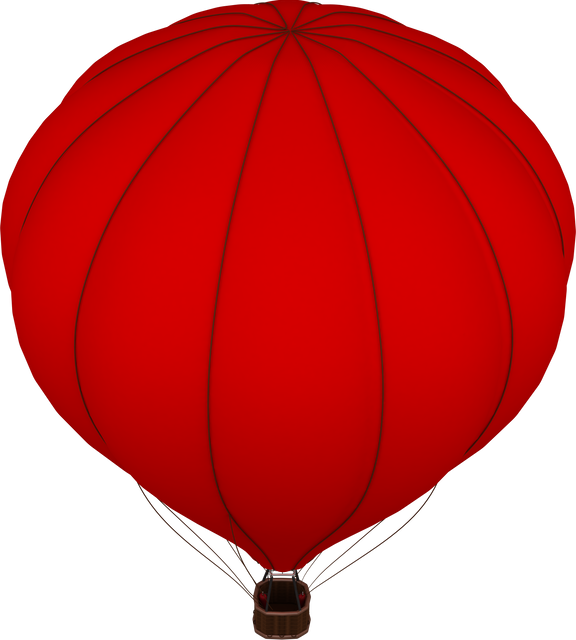 Bright Red Transparent Hot Air Balloon Representing Adventure and Freedom - Download Free Stock Videos Pikwizard.com