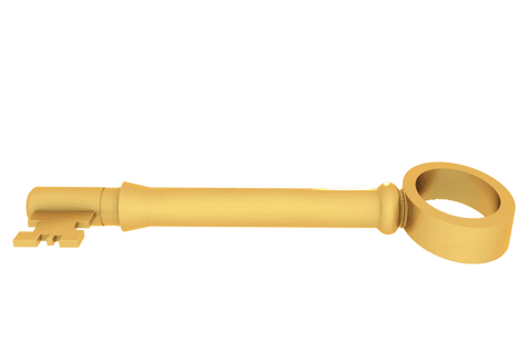 golden old-fashioned key transparent background for access concepts - Download Free Stock Videos Pikwizard.com