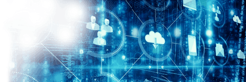 Transparent Digital Diagram of Communication Network on Blue - Download Free Stock Videos Pikwizard.com