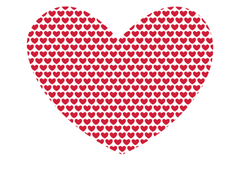 Transparent Png Vector Heart Symbol with Patterned Texture - Download Free Stock Videos Pikwizard.com