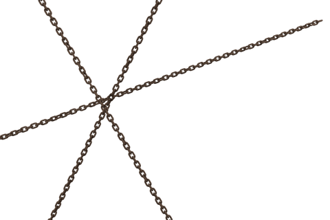 Transparent Composite of Intersecting Rusty Chains in 3D Design - Download Free Stock Videos Pikwizard.com