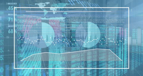Data Processing Animation in Virtual Server Environment