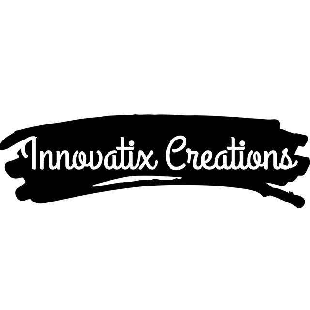 The brushstroke design of the Innovatix Creations logo represents creativity, innovation, and originality. The fluid, artistic strokes symbolize a free-flowing approach to ideas. This design is versatile for branding purposes, perfect for businesses in artistic fields, creative agencies, design firms, or start-ups emphasizing innovation. It stands out in both print and digital media, providing a professional and artistic touch to marketing materials.